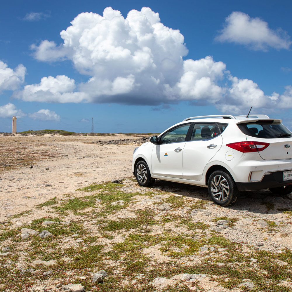 SUV bij Willemstoren Bonaire